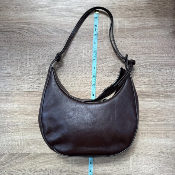 Reformation Medium Rosetta Shoulder Bag in Tobacco Brown Leather - Picture 11 of 17